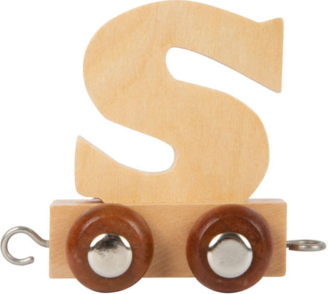Small foot - train de lettres en bois - s - 12 pièces