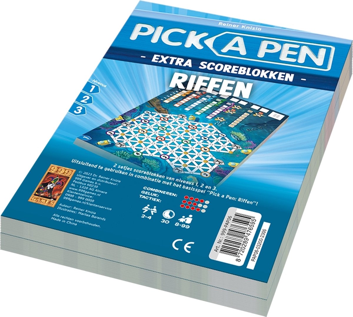 999games 999 jeux Pick a Pen Reefs, 2 pcs.