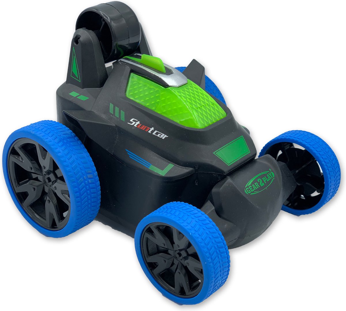 Gear2play rc stunt roll stunt car bleu - voiture contrôlable