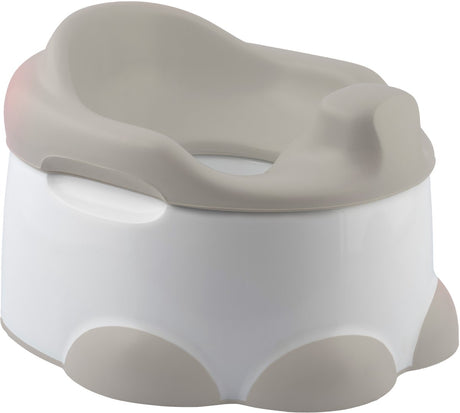 Bumbo step 'n potty taupe - toilet trainer- opstapje -toilet bril zitje - 3 in 1 wc potje - plaspotje - urinepotje - wc zindelijkheids training voor jongens meisjes - urinoirs voor kind peuter van 2 tot 7 jaar - wc verkleiner