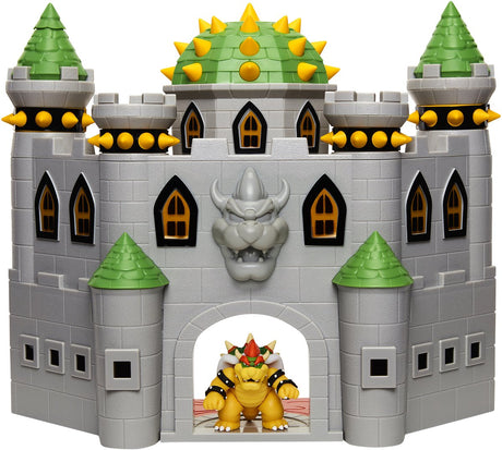 Jakks Nintendo Super Mario Deluxe 6 cm Château de Bowser Playset