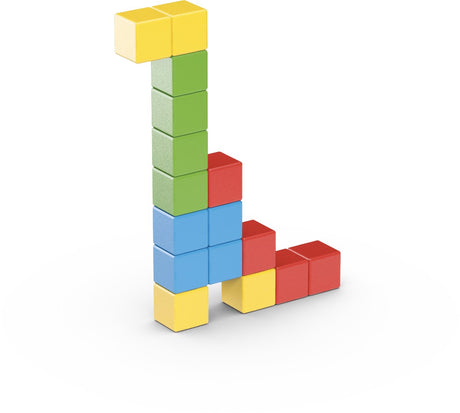 Geomag magicube creative recyclé - blocs de construction magnétiques - 16 pièces - à partir de 3 ans