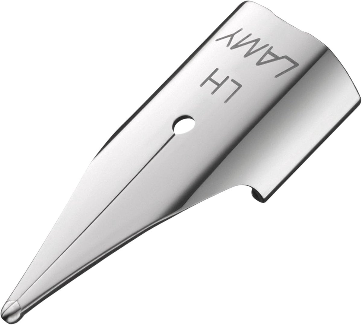 Lamy z 50 nib 888 - stylo de rechange en acier inoxydable chromé de couleur transparent - force de plume gauche - plume adaptée à la suspension pour gauchers