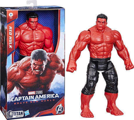 Marvel Avengers Titan Captain Movie Hulk rouge de luxe 30 cm