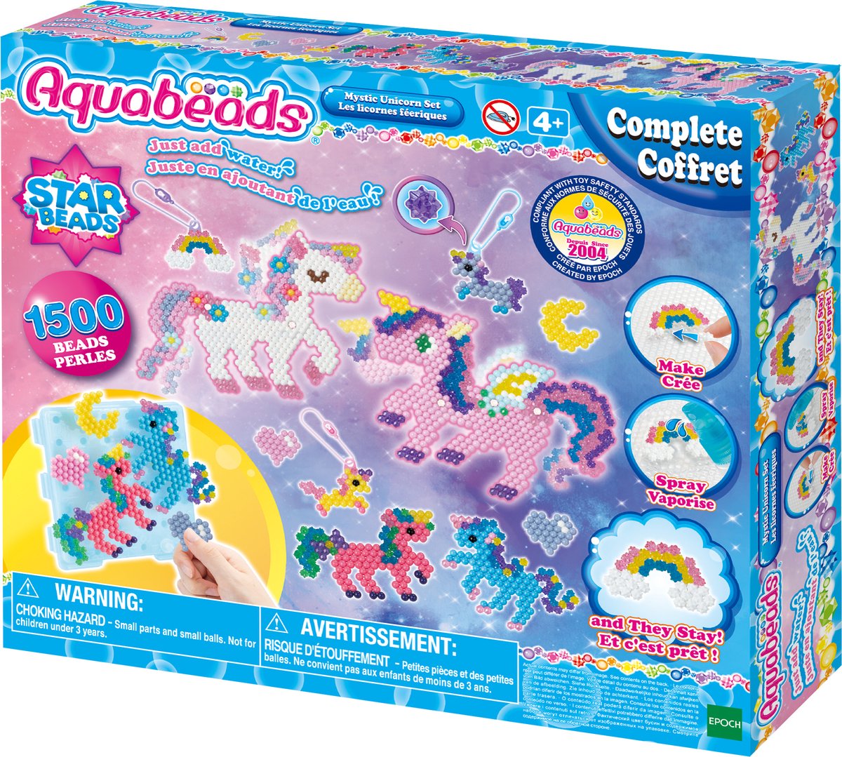 Epoch aquabeads 31944 ensemble licorne