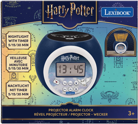 Réveil projecteur Lexibook Hedwig avec minuterie