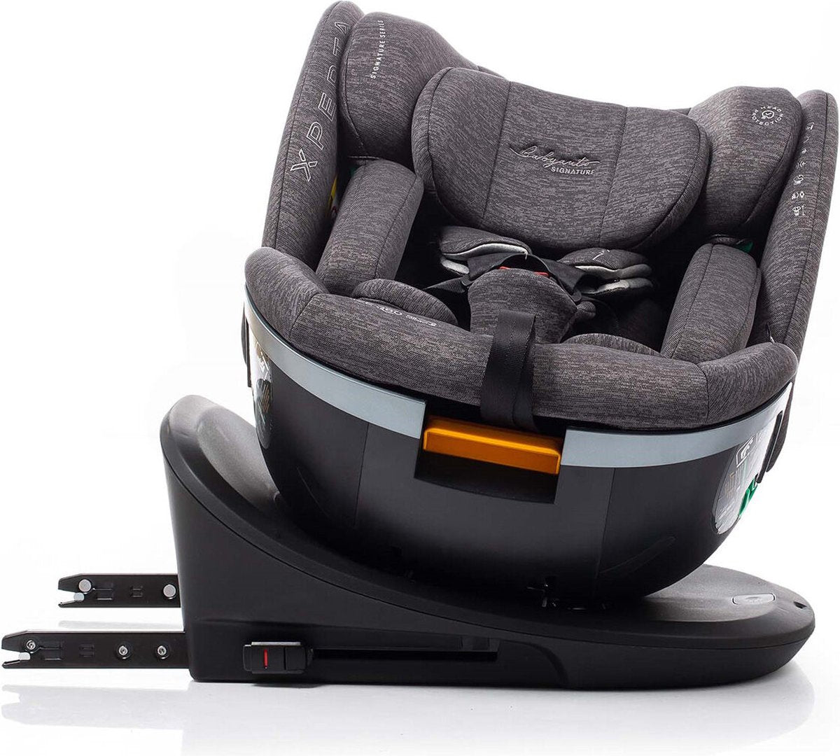 Siège auto Babyauto xperta i-size - 360° avec isofix - 40 à 150 cm - 0 à 36 kg - jusqu'à 12 ans - coloris gris
