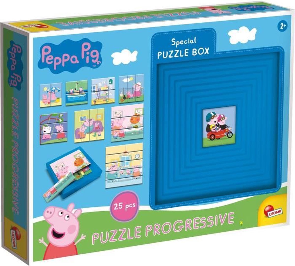Lisciani puzzle progressif peppa pig