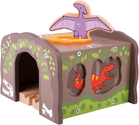 Tunnel pour T-Rex en bois Bigjigs