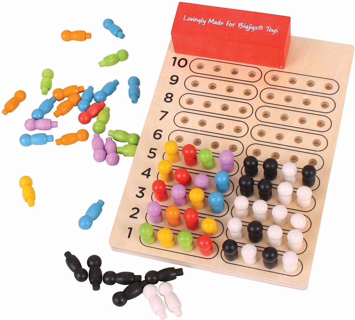Jeu en bois Bigjigs pour déchiffrer le code