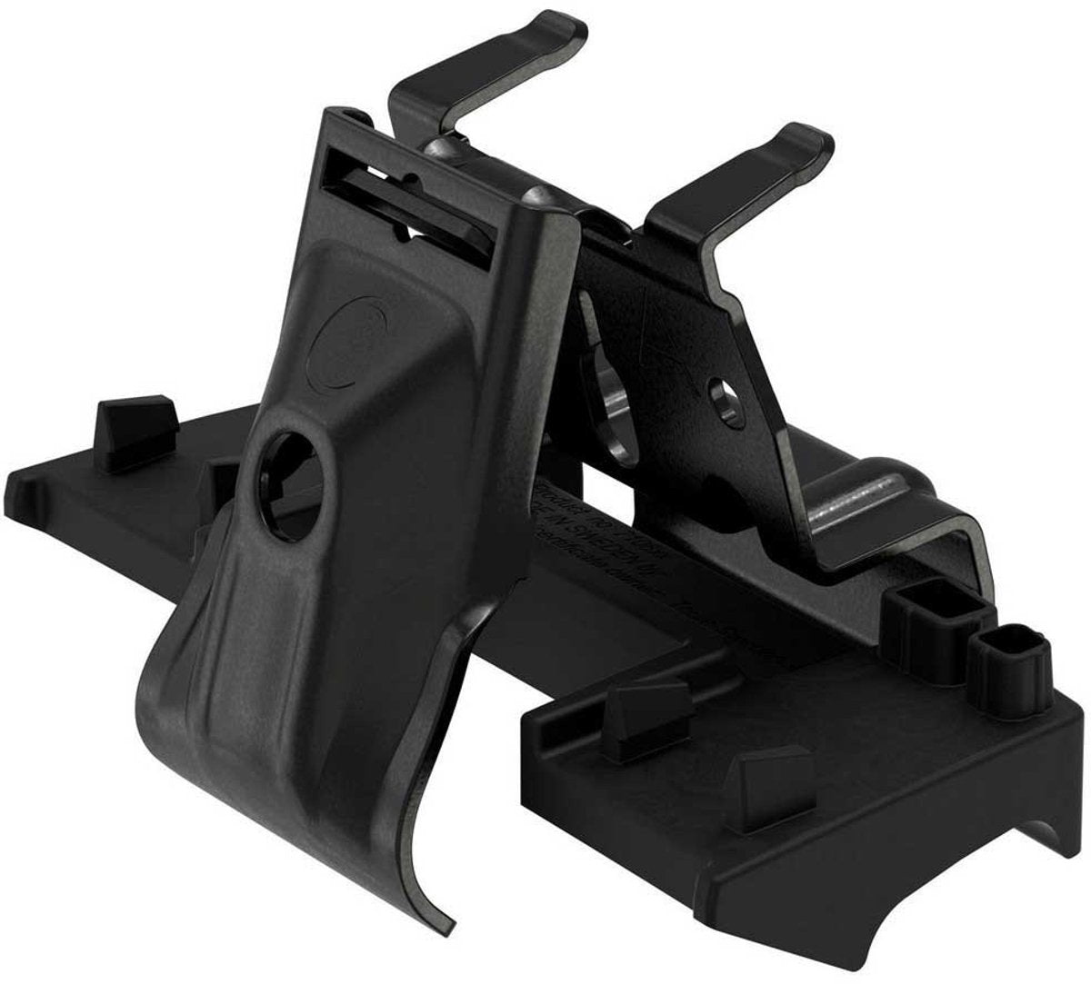 Thule kit 186096 rail affleurant kit de montage 4 pièces pour système de galerie de toit noir