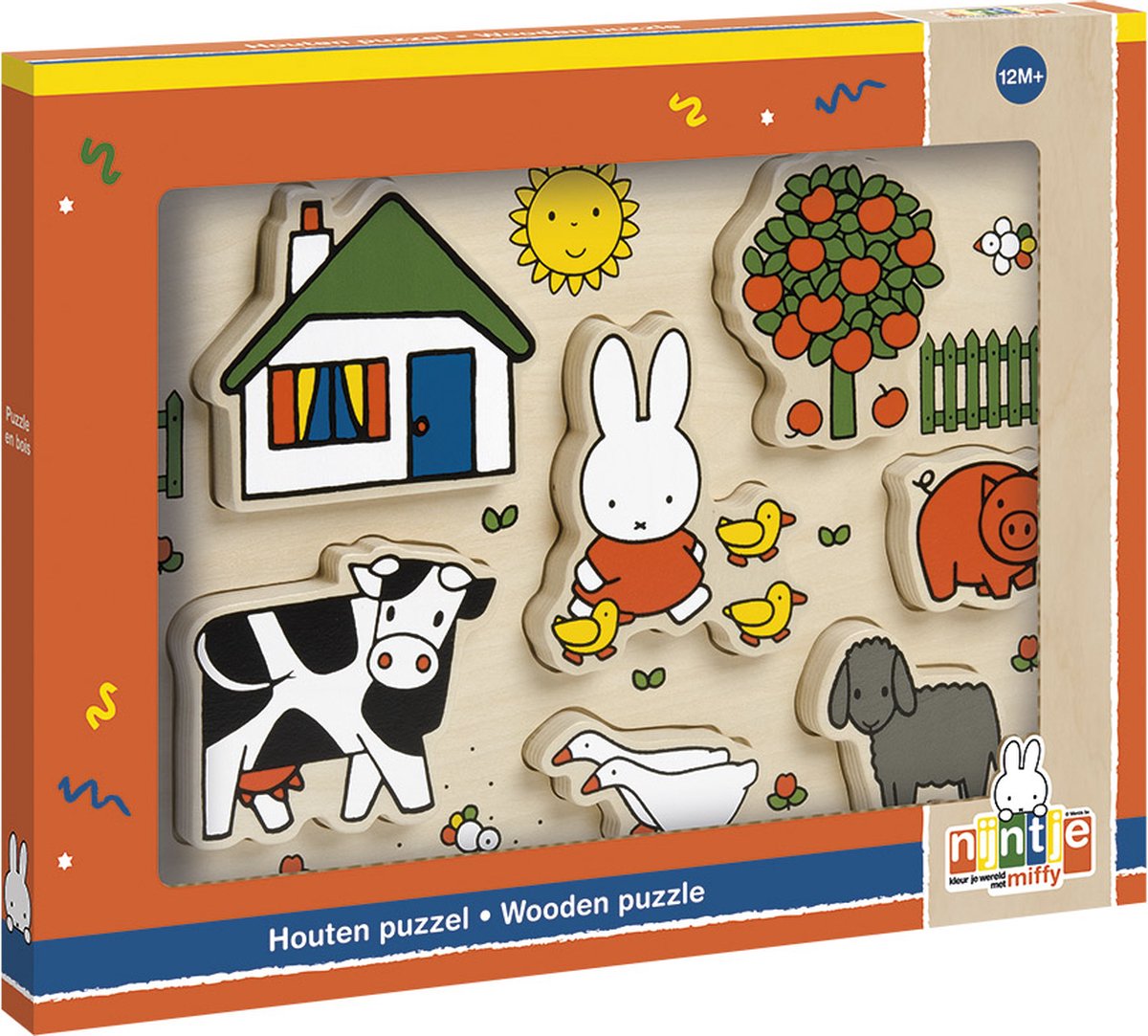 Bambolino Toys Miffy Wooden Puzzle