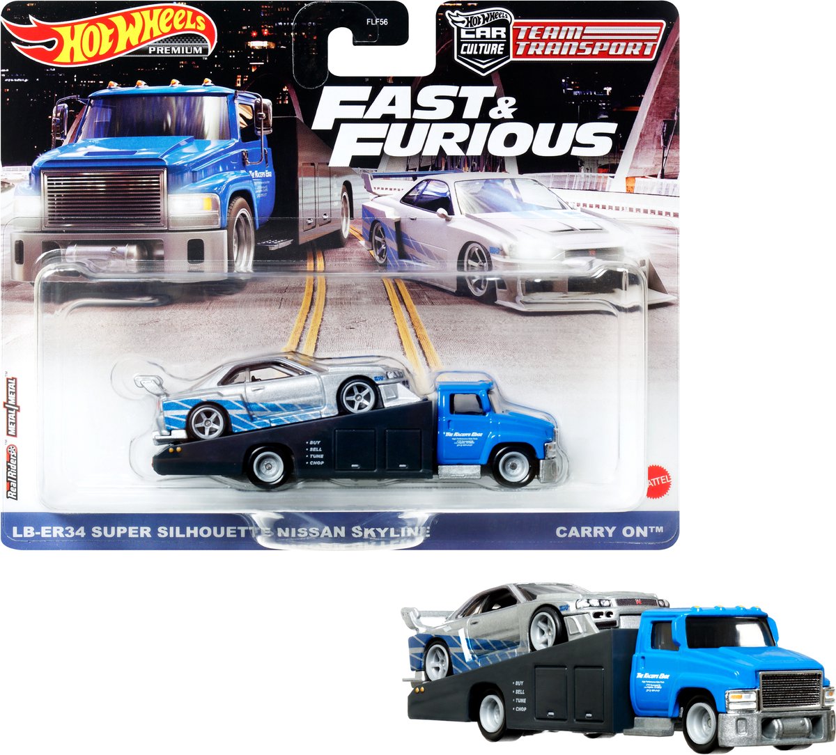 Mattel Hot Wheels Premium Team Transport Lot de 2 assortis