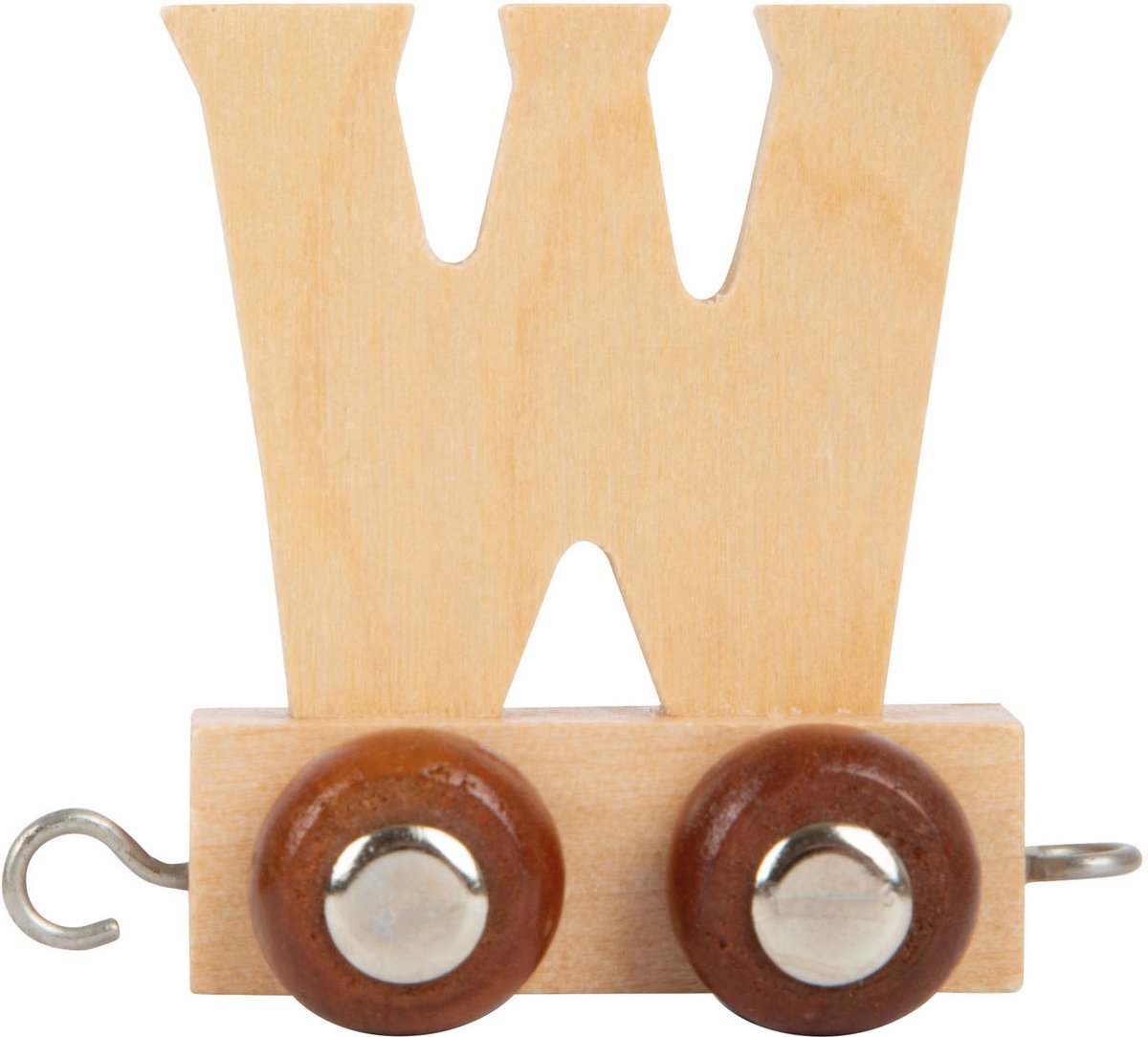 Small foot - train de lettres en bois - w - 12 pièces
