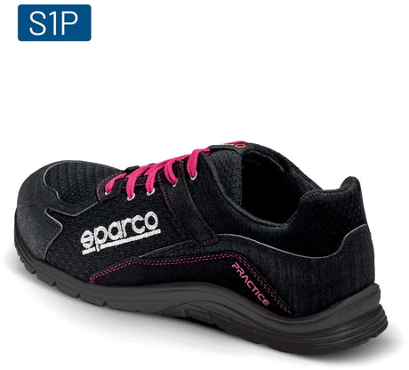 Chaussures de sécurité Sparco pratique noir rose