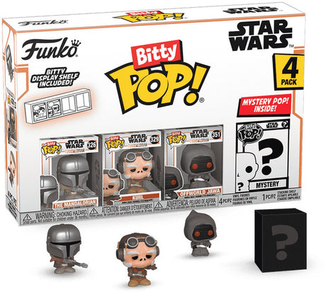 Funko-pop ! bitty - pack de 4 Star Wars : Mandalorien