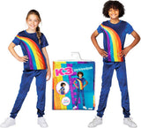 Vêtements d'habillage K3 - costume habillé arc-en-ciel bleu 6 8 ans - taille 134