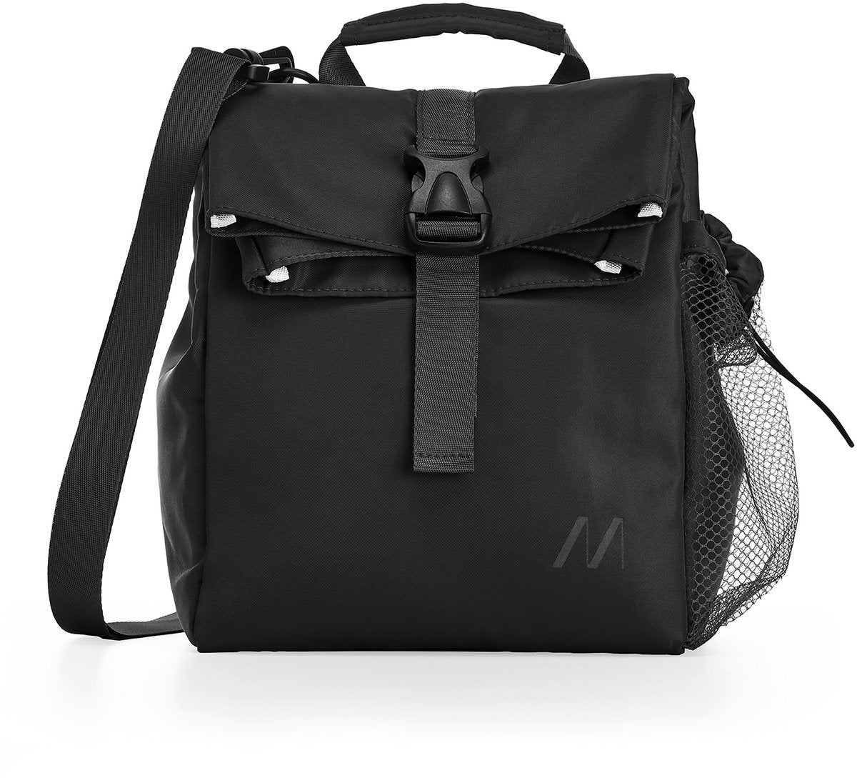 Sac isotherme Muitomas 8 litres - isolation thermique - un compartiment central - poche latérale pour bouteille - bandoulière réglable - noir