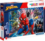 Clementoni Jigsaw Puzzle Super Color Maxi Spiderman, 60e.