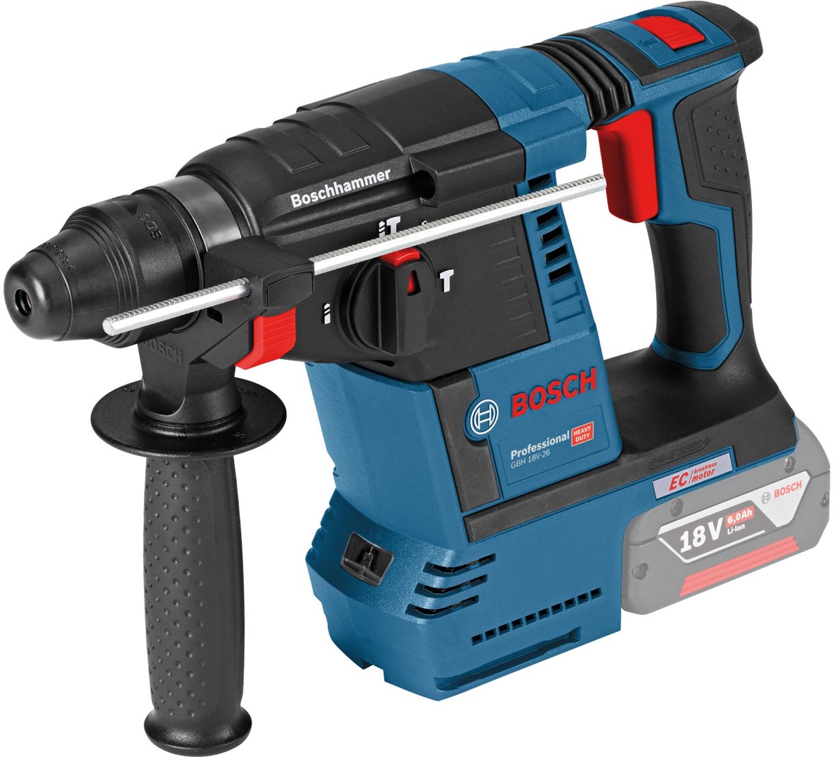Bosch bleu gbh 18v-26 | marteau perforateur sans fil | sds-plus | sans piles ni chargeur - 0611909000