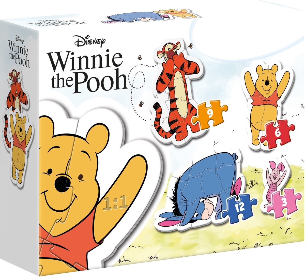 Clementoni Jigsaw Puzzle Mes premiers puzzles - Winnie de Pooh
