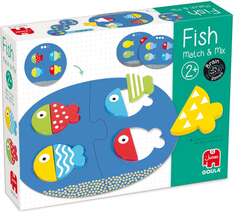 Goula jumbo - - mélange d'allumettes de poissons - jeu éducatif