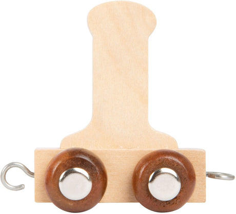 Small foot - train de lettres en bois - i - 12 pièces