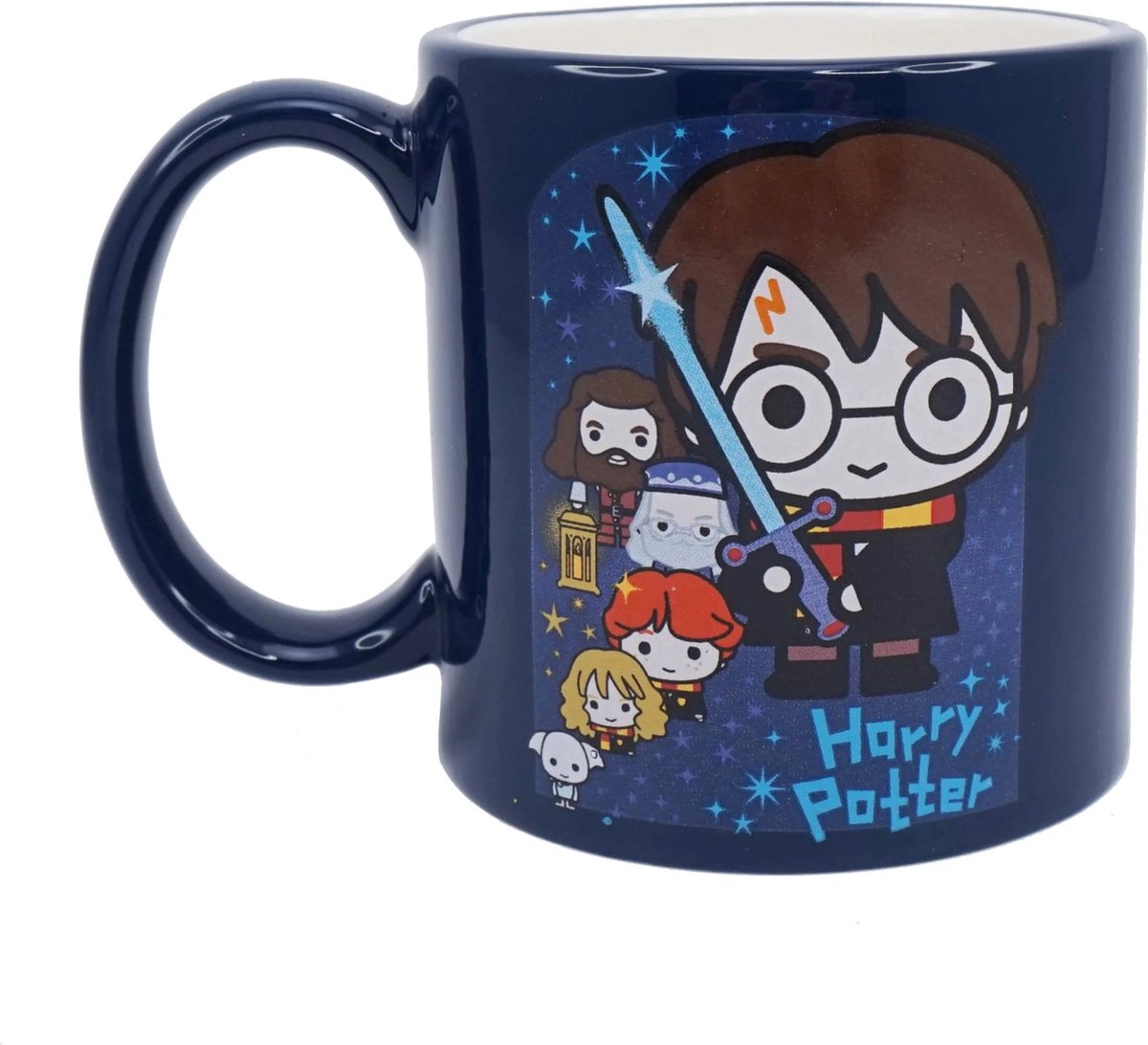 Harry Potter demi-lune bay - mug harry kawaii en relief 350ml