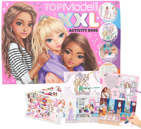 Depesche - topmodel xxl activity book - doe-boek