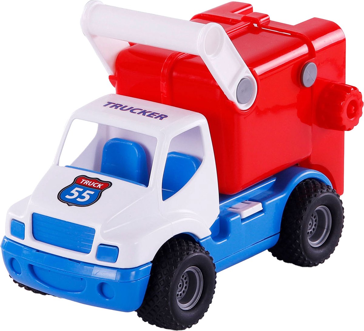 Cavallino Grip Garbage Camion avec des pneus en caoutchouc, 29 cm