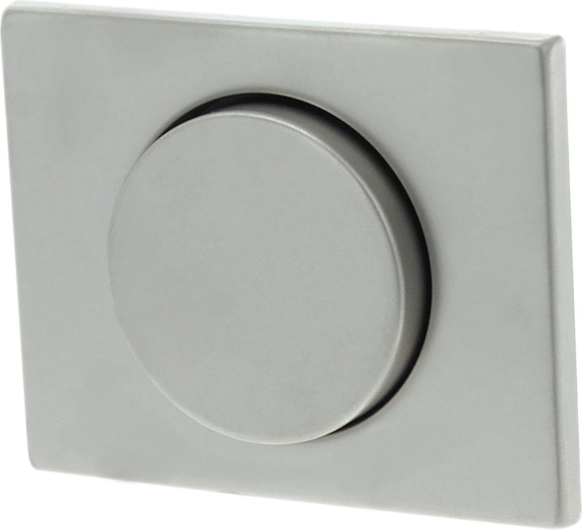 Plaque centrale Berker k5 avec bouton pour variateur en acier inoxydable