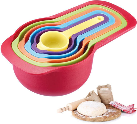 Westmark lot de 6 cuillères doseuses, contenu : 7,5 15 60 85 125 250 ml, plastique, sans BPA, matroschka, coloré, 30582270