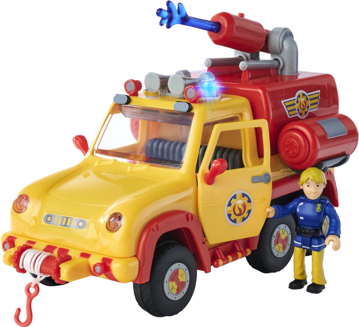 Simba - le pompier sam camion de pompier venus 2.0 avec figurine - véhicule jouet - à partir de 3 ans