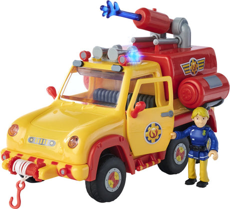 Simba - le pompier sam camion de pompier venus 2.0 avec figurine - véhicule jouet - à partir de 3 ans