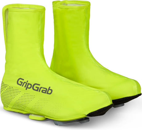 Gripgrab - ride couvre-chaussures de vélo de course imperméables cyclisme pluie couvre-chaussures de cyclisme - jaune haute visibilité - unisexe - taille s (38 39)