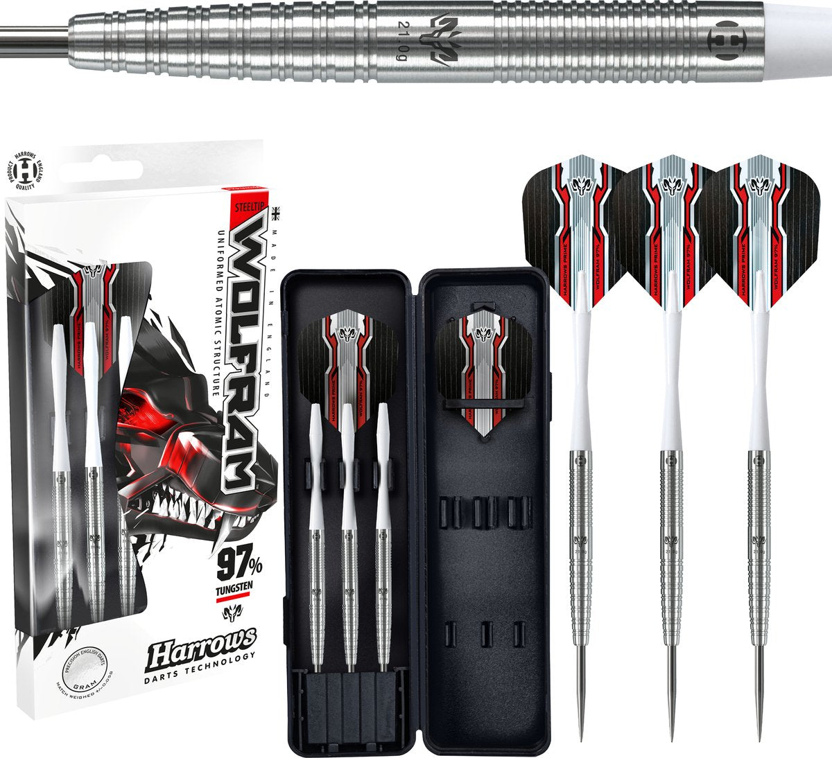 Harrows tungstène 97% tungstène 21gr