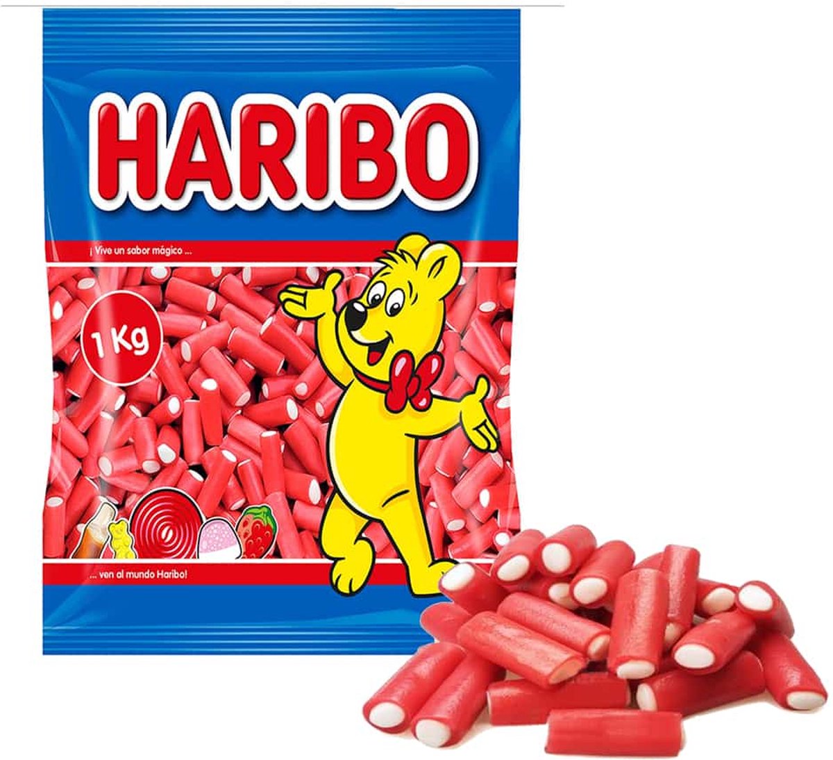 Haribo balla balla rouge - bonbon - sachet 1kg