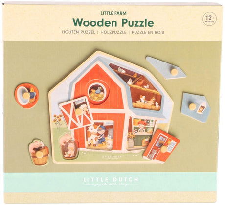 Puzzle en bois Little Dutch Little Farm FSC