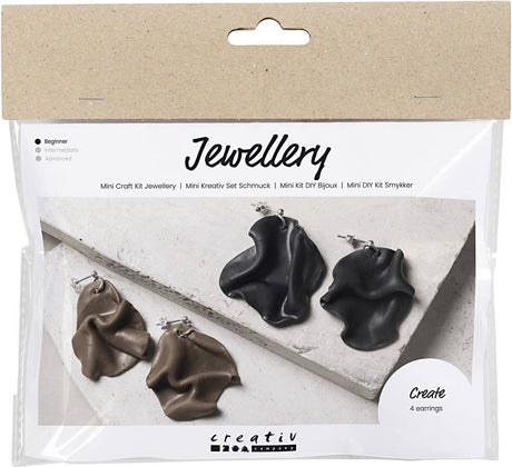 Entreprise créative https : www.cchobby.nl mini-hobbyset-jewelry-curved-earrings-1-box