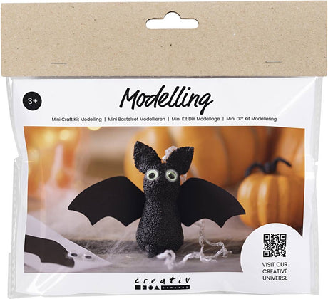 Creativ company mini kit de loisirs pour sculpture, chauves-souris, 1 boîte