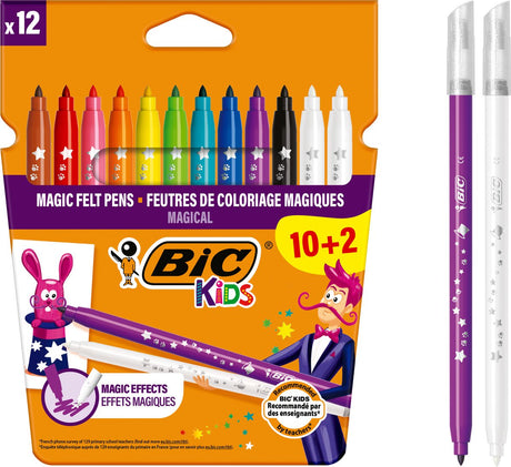 Les enfants BIC effacent les couleurs, 10 + 2 gratuitement