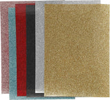 Société créative https : www.ccobby.nl iron-on-foil-sheet-148x210-mm-glitter-diverse-colours-6-sheet-1-box