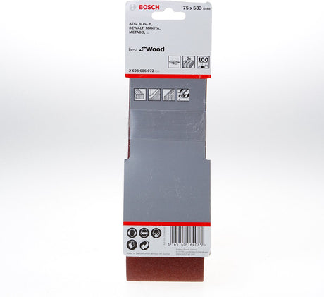 Bosch x440 Best pour le ponçage de bois et de peinture ensemble 75 x 53