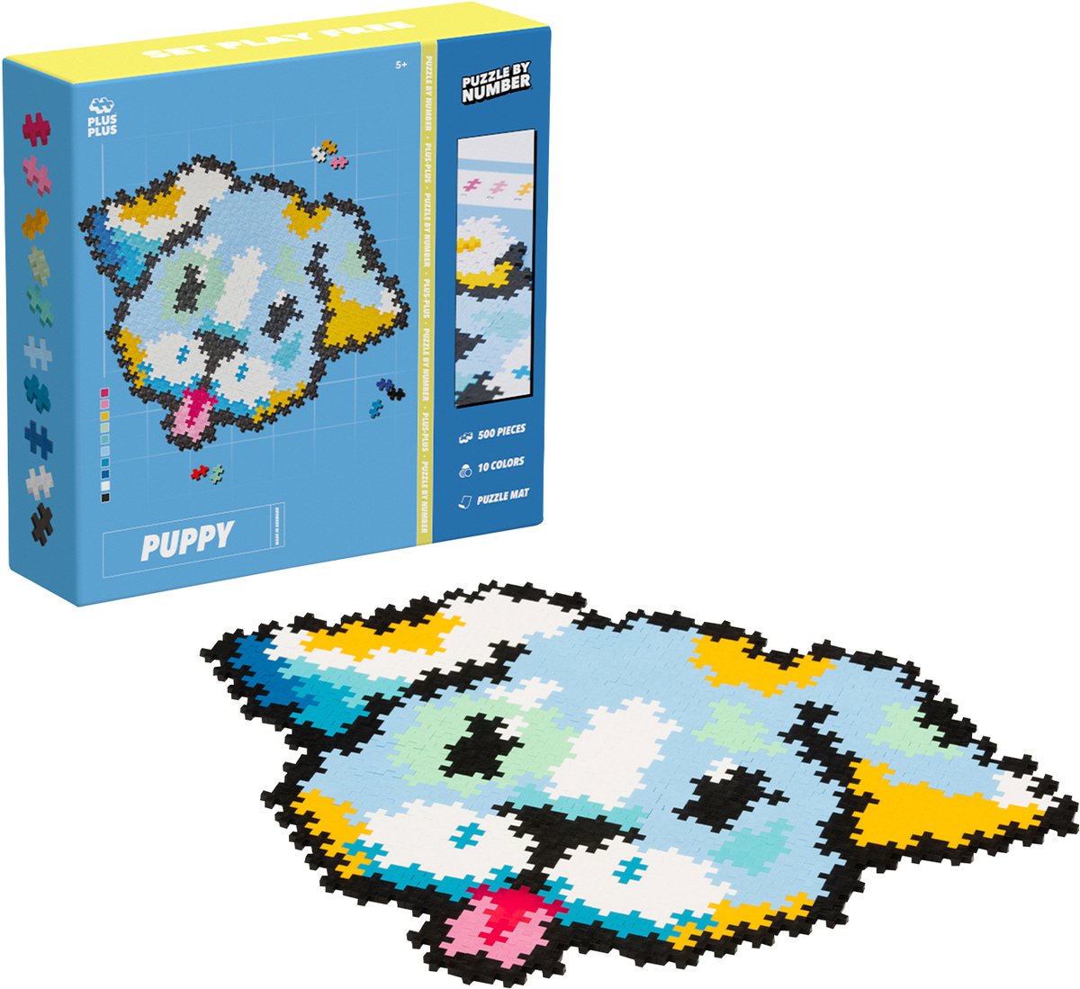 Puzzle Plus plus plus-plus par numéro chiot 500 pièces (3961)