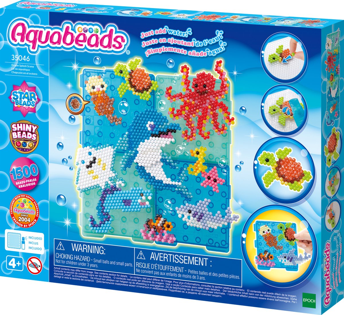Ensemble d'animaux marins Epoch Aquabeads