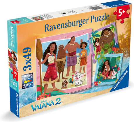 Ravensburger puzzle Disney Vaiana 2, 3x49pcs.