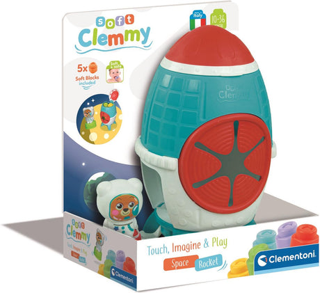 Clementoni baby clemmy - fusée sensorielle avec blocs