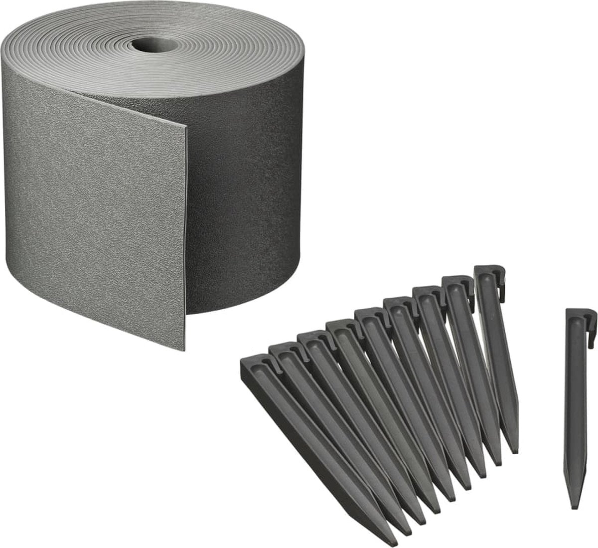 Nature Border Rand Set H15 cm x 10 m avec stylo gris