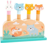 Small foot - Jeu de motricité en bois avec animaux de la forêt, 5 parties.
