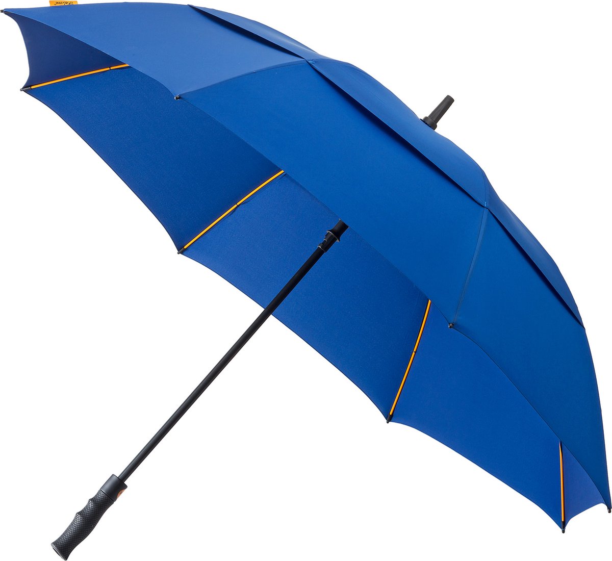 Falcone - parapluie de luxe - ø 130 cm - structure en fibre de verre coupe-vent - bleu